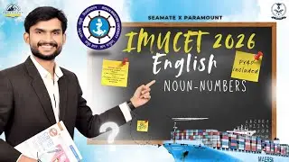 IMU CET 2026 - English | Class -10 | Noun - Numbers | Best online coaching for imu cet