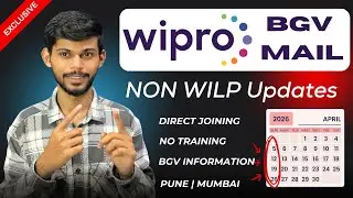 Wipro Non-WILP 2025 BGV Mail Received 😱 | Onboarding Soon? | Joining Date LEAKED | Full Update