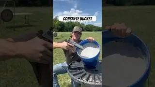 Concrete Bucket vs 50 Cal Sniper Rifle