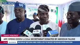 APC Opens Ojodu LCDA Secretariat Donated By Abiodun Faleke