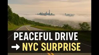 Driving Into Peace. Then THIS View of NYC! 😍&rdquo;#nyc #cloudview #peacefuldrive#scenicroute#viralshorts