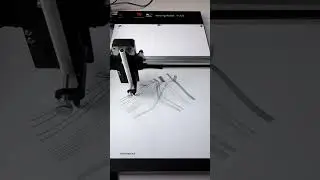3D surface with the cheapest ball pointer | iDraw 2.0 by UUNA TEK (XY pen plotter drawing)