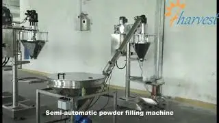 Semi automatic #turmeric powder filling machine, Low cost #detergent powder auger #filler equipment