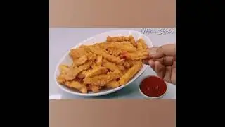 Crispy Egg French Fries Recipe | Easy Egg French Fries | Egg Snacks Recipe | Toasted #Shorts