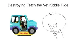 Junior destroys Fetch the Vet Kiddie Ride and Gets Grounded