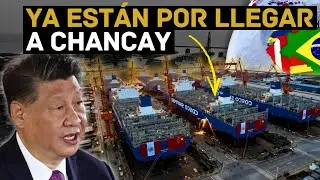 YA VIENEN: China construye megabuques de 400 METROS para Chancay Perú