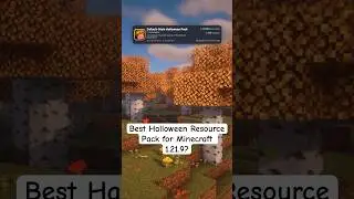 Is this the COZIEST Halloween Resource Pack for Minecraft 1.21.9? #minecraft #halloween #foryou
