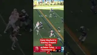 Baker Mayfield to Sterling Shepard for the Game-Tying Touchdown! 🔥🏈