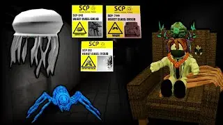 ICE SPIDER + CARNIVOROUS BLANKET + ATMOSPHERIC JELLYFISH - Roblox SCP 548, SCP 799 & SCP 312