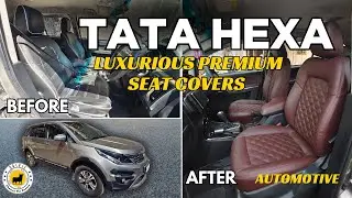 Tata Hexa Premium Seat Covers | Tata Hexa Seat Covers Luxury, Comfort & Style by Orchis Interiors