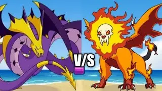 Infinissy vs embera full fight in dynamons world.