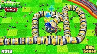Snake Rivals || PUNK DAISY Snake - Snake Gameplay - 95k Score | The BeastGaming840