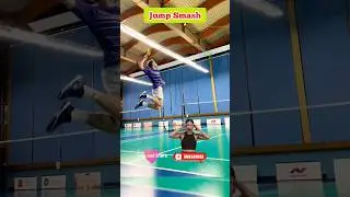 How to JUMP SMASH #shorts #badminton #smash #tipsandtricks