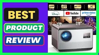 HAPPRUN Projector 4K with WiFi and Bluetooth