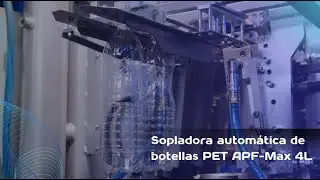 M&aacute;quina Sopladora Autom&aacute;tica | APF-Max 4L | 8000 BPH (0.2&ndash;3.0 L) &ndash; Producci&oacute;n de botellas PET