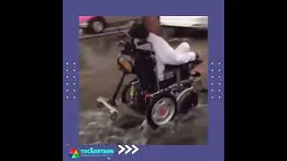 Older People Play Wheelchair Racing, More Ruthless Than The Fast and The Furious