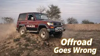 Prado 4x4 Offroad Goes Wrong 😑🔥