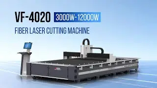 VF-4020 Flat Bed Fiber Laser Cutting Machine | Efficient Sheet Metal Cutting Solution