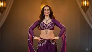 Elegant Belly Dance Performance | Graceful Raqs Sharqi Stage Show 4K