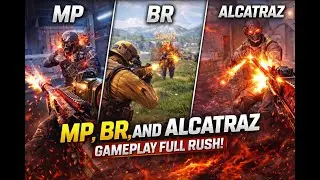 MP, BR & Alcatraz Gameplay FULL RUSH | COD Mobile Solo Action 🔥