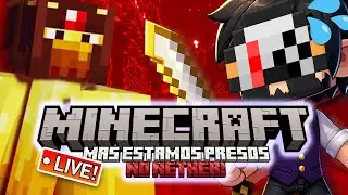 Minecraft, mas estamos PRESOS NO NETHER?! #minecraft