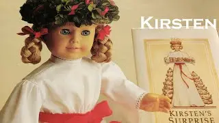 American Girl Kirsten's Christmas story outfit and accessories-Retired
