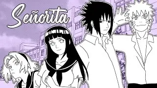 SASUKE Y HINATA | SEÑORITA | HIGH SCHOOL NARUTO |  COMIC FANDUB LATINO