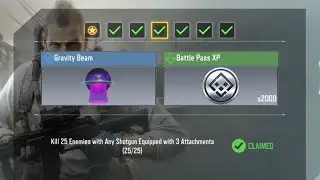 Kill 25 Enemies with Any Shotgun Equipped with 3 Attachments