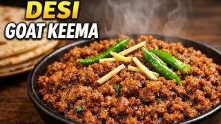 🐐🔥 Goat Keema Recipe | Authentic Desi Goat Keema Cooked in Ghee #GoatKeema #CookingWithGhee 