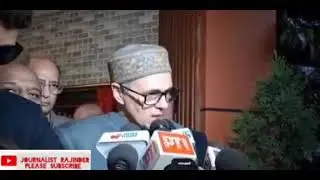 CM Omar Abdullah briefs media Admissions at SMVD University were purely on merit no favour was shown