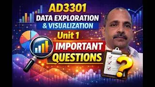 AD3301 DATA EXPLORATION AND VISUALIZATION - Unit I Important Questions