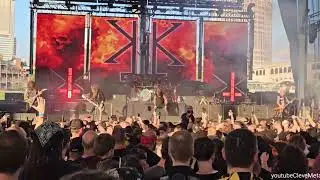 Kerry King.Live Raining Blood.  Cleveland Oh 8/9/2024.  Jacob's Pavilion.Please Subscribe and like.