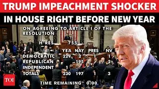 'Trump Can't Serve Full Term': Impeachment Bombshell In U.S. House Before New Year | FULL REWIND