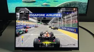 Playing F1 on MacBook Pro M1 | Singapore Grand Prix 2025