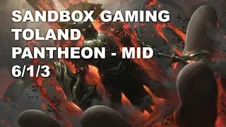 SANDBOX Gaming TolanD Mid Pantheon vs Galio - KR Challenger Patch 10.8