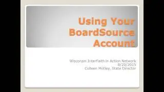 Using your BoardSource