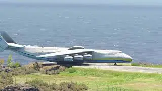 Extraordinary Moment! Antonov An-225 Mriya Attempts Takeoff from Short Runway