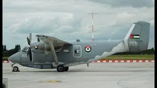 ✈ *VERY RARE* Royal Jordanian Air Force M-28 STOL SkyTruck 355 Arrival At London Southend