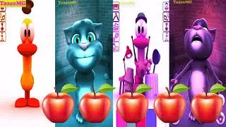 Colors Reaction Talking Pato Free VS My Talking Tom Cat Android Gameplay