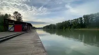 Summer Beauty By the Mighty Fraser River. Relax and Listen With Bird Songs!