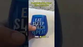 Love these Custom Plastic Stemless Wine Glasses,  we had Personalized