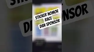 #short nomor star roadrace, nomor racing sponsor #tutorial