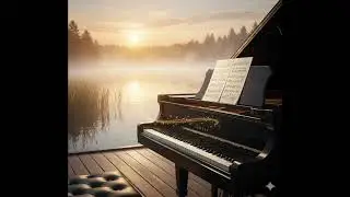 Deep Reflection: Piano by the Misty Lake at Sunrise | Listen to Your Inner Voice.
