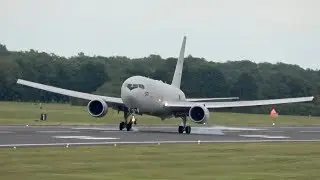 Boeing KC-767J 767-2FK/ER Japan Air Force JASDF arrival at RIAT 2017 AirShow