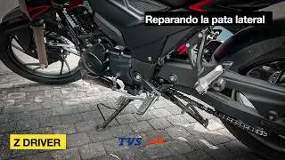 Repair the side leg of your TVS Apache RTR 200 quickly and cheaply 🏍️ 🤯