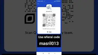 Ice: Decentralized Future. Refer code: masril013. #icenetwork #refercode #referral #crypto