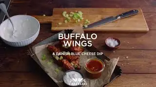 Buffalo Wings with Castello Blue Cheese Dip