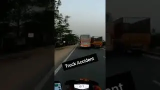 Overspeed Bus Driver Accident With Truck 😡 #shorts