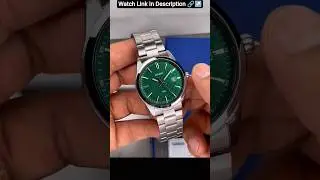 Casio Enticer Minimalist Green Dial Luxury Men's Watch #elegantwatches #luxurywatchesformen #casio