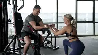 Atlas wielofunkcyjny z stosem 80kg HMS TYTAN 17 + UW09